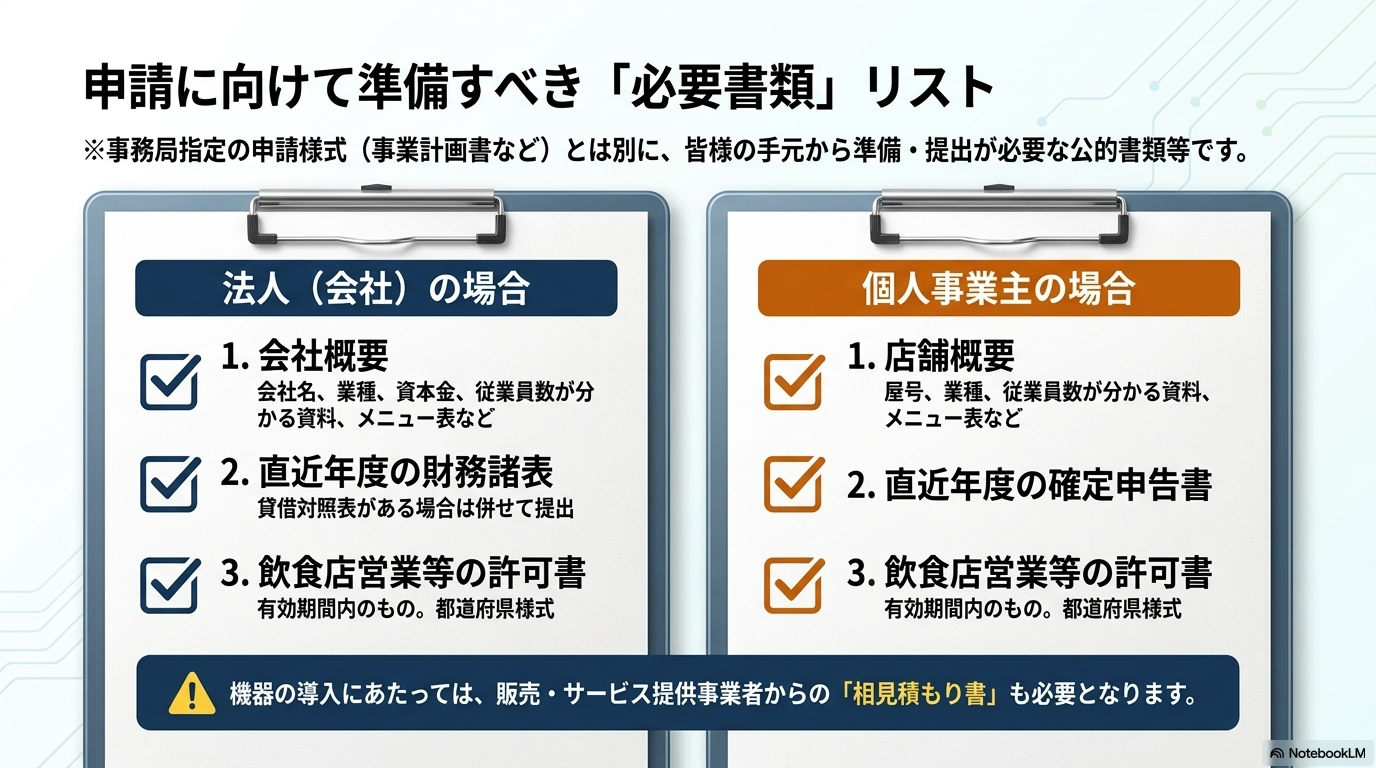 必要書類一覧